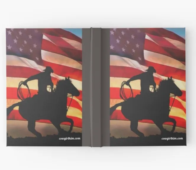 Cowgirl Kim American Cowboy Hardcover Journal