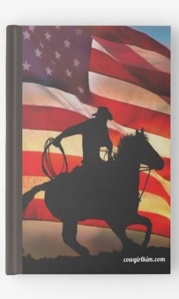 Cowgirl Kim American Cowboy Hardcover Journal