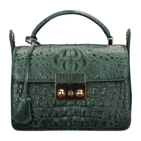 Crocodile Leather Metropolis Chain Crossbody Messenger Bags For Women Crocodile Leather Metropolis Chain Crossbody Messenger Bags For Women