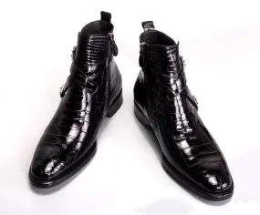Crocodile Shoes Crocodile Leather  Boots Crocodile Shoes Crocodile Leather  Boots