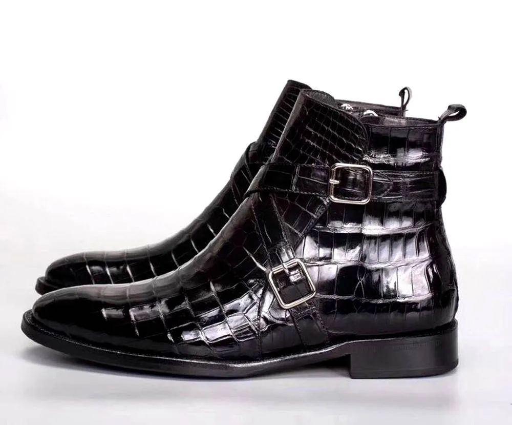 Crocodile Shoes Crocodile Leather  Boots