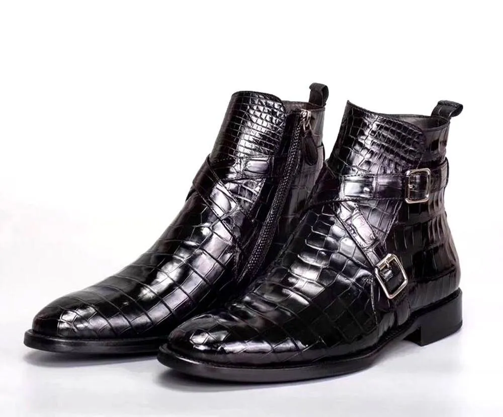 Crocodile Shoes Crocodile Leather  Boots