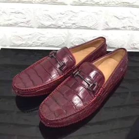 Crocodile Shoes Genuine Crocodile Belly Leather Slip On Loafer Shoes Crocodile Shoes Genuine Crocodile Belly Leather Slip On Loafer Shoes