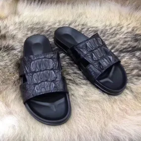 Crocodile Shoes Genuine   Crocodile Leather  Slipper Crocodile Shoes Genuine   Crocodile Leather  Slipper