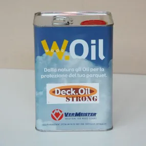 DECK.OIL STRONG Olio protettivo ad alte prestazioni per Parquet esterni Vermeister DECK.OIL STRONG Olio protettivo ad alte prestazioni per Parquet esterni Vermeister
