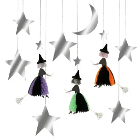 Decorations - Flying Honeycomb Witch Decorations - Flying Honeycomb Witch