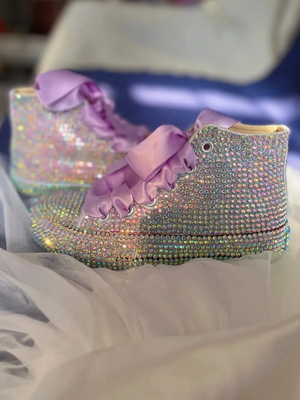 Dollbling  Sparkle Color Change Flipping Sequins High Top Casual Canvas Shoes for Kids Rhinestones Canvas Sneakers