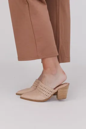 Downtown Days Chunky Heel Mule - Nude Downtown Days Chunky Heel Mule - Nude
