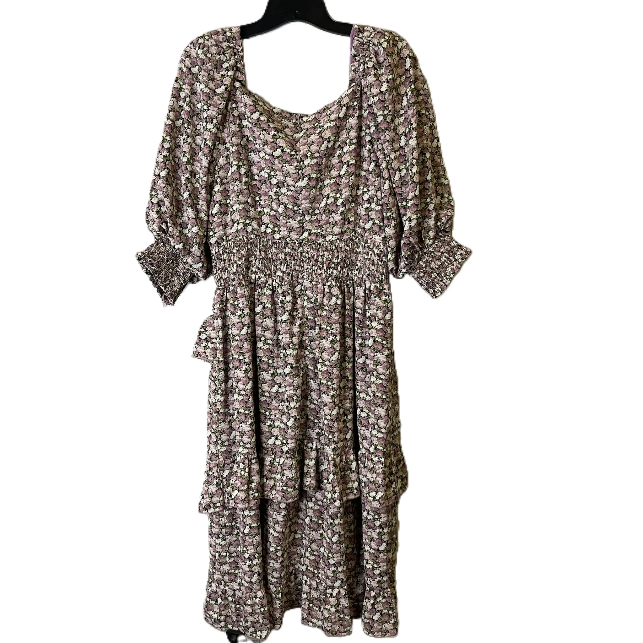 Dress Casual Midi By Ivy City In Purple, Size: M