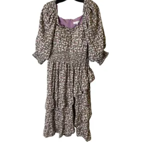 Dress Casual Midi By Ivy City In Purple, Size: M Dress Casual Midi By Ivy City In Purple, Size: M
