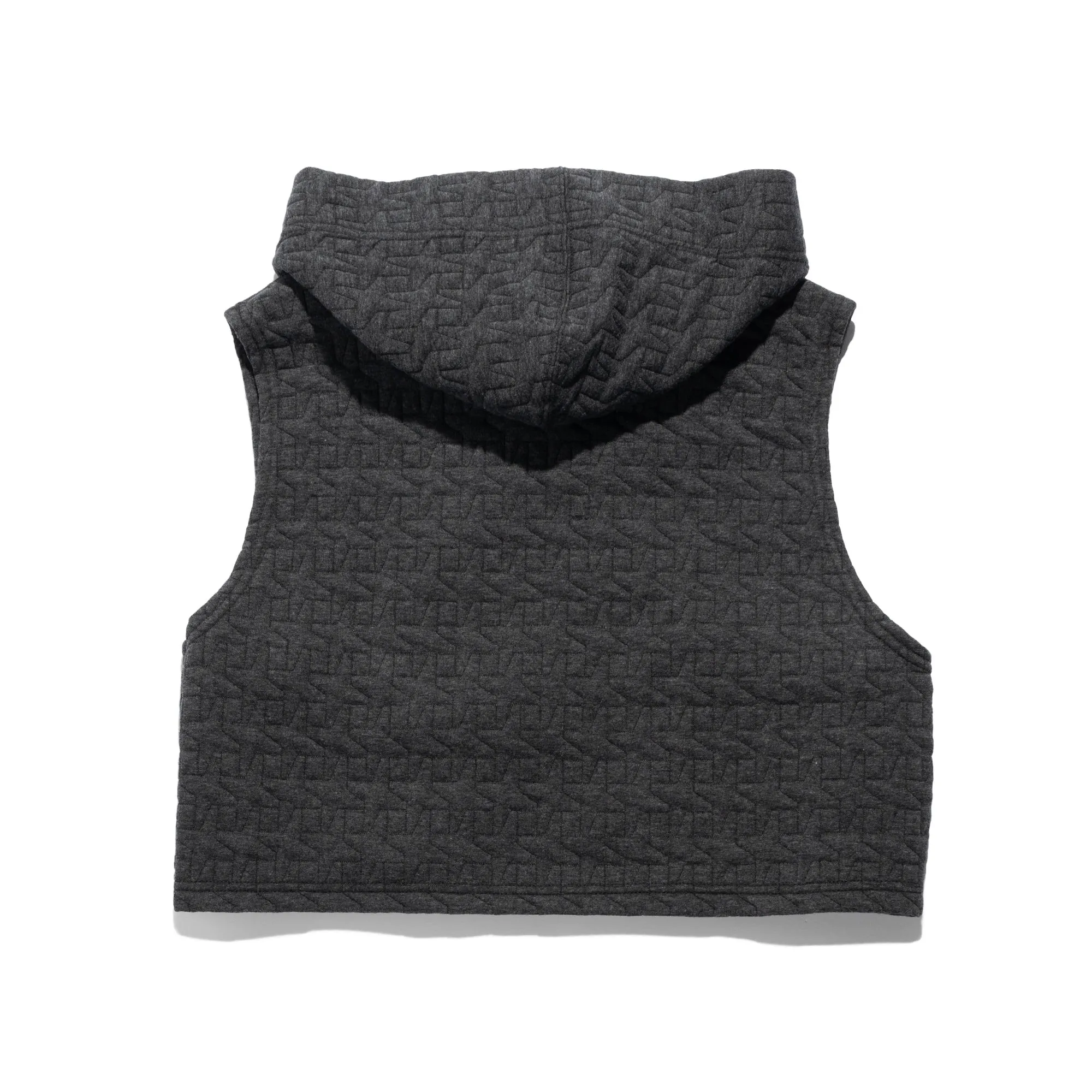 EG Quilted Hooded Knit Liner Charcoal 24F1B039