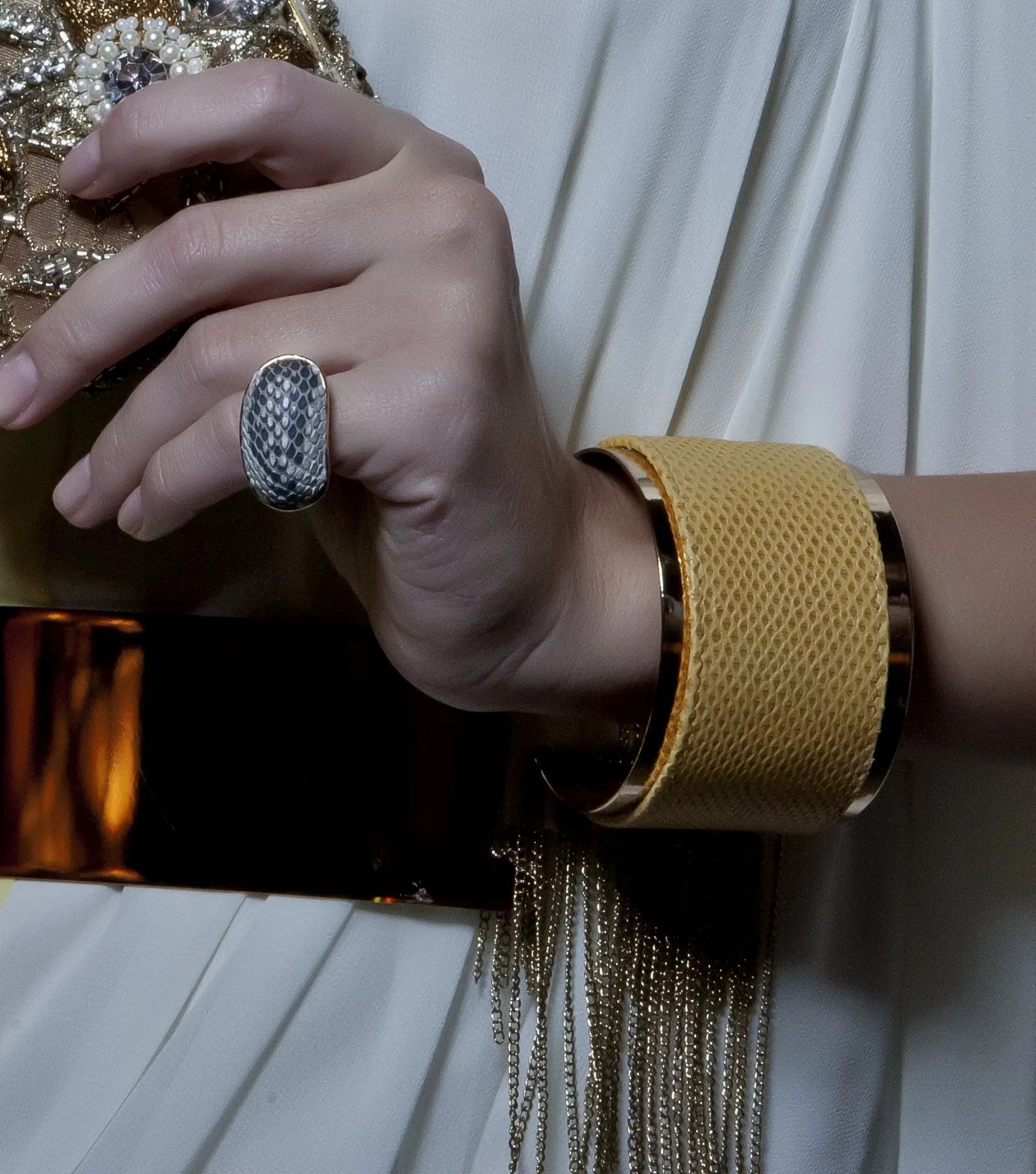 Exotic Dome Ring Natural