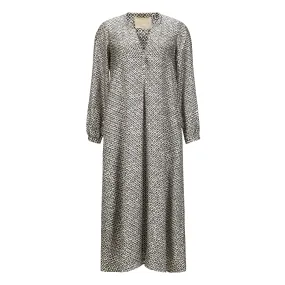 Fall Silk Maxi Dress - Noir Fall Silk Maxi Dress - Noir