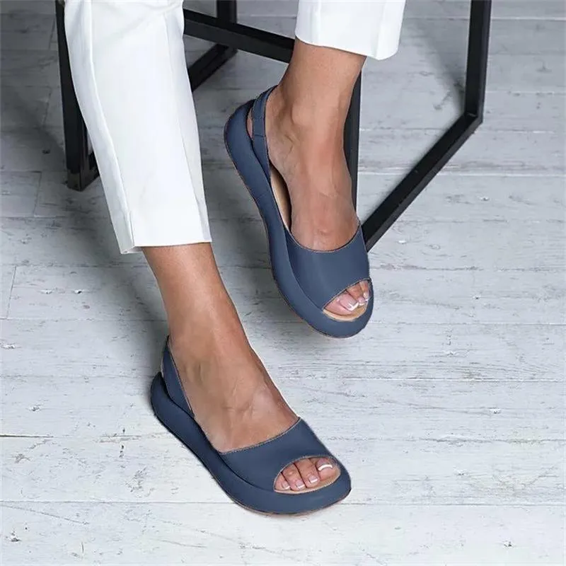 Fish Mouth Slip On Flats