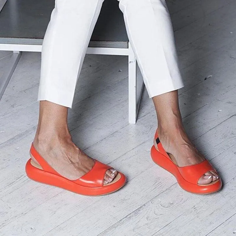 Fish Mouth Slip On Flats