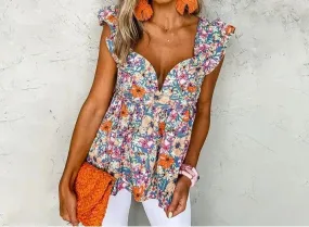 Flirty Floral Top Flirty Floral Top