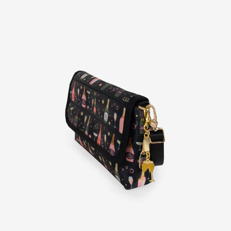 Foldover Crossbody / Champagne Kisses