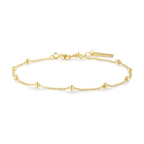 Gold Beaded Chain Bracelet Gold Beaded Chain Bracelet