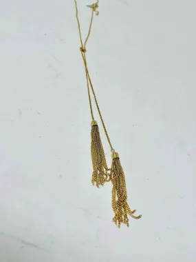 Gold Chain Tassel Jewelry Necklace Gold Chain Tassel Jewelry Necklace