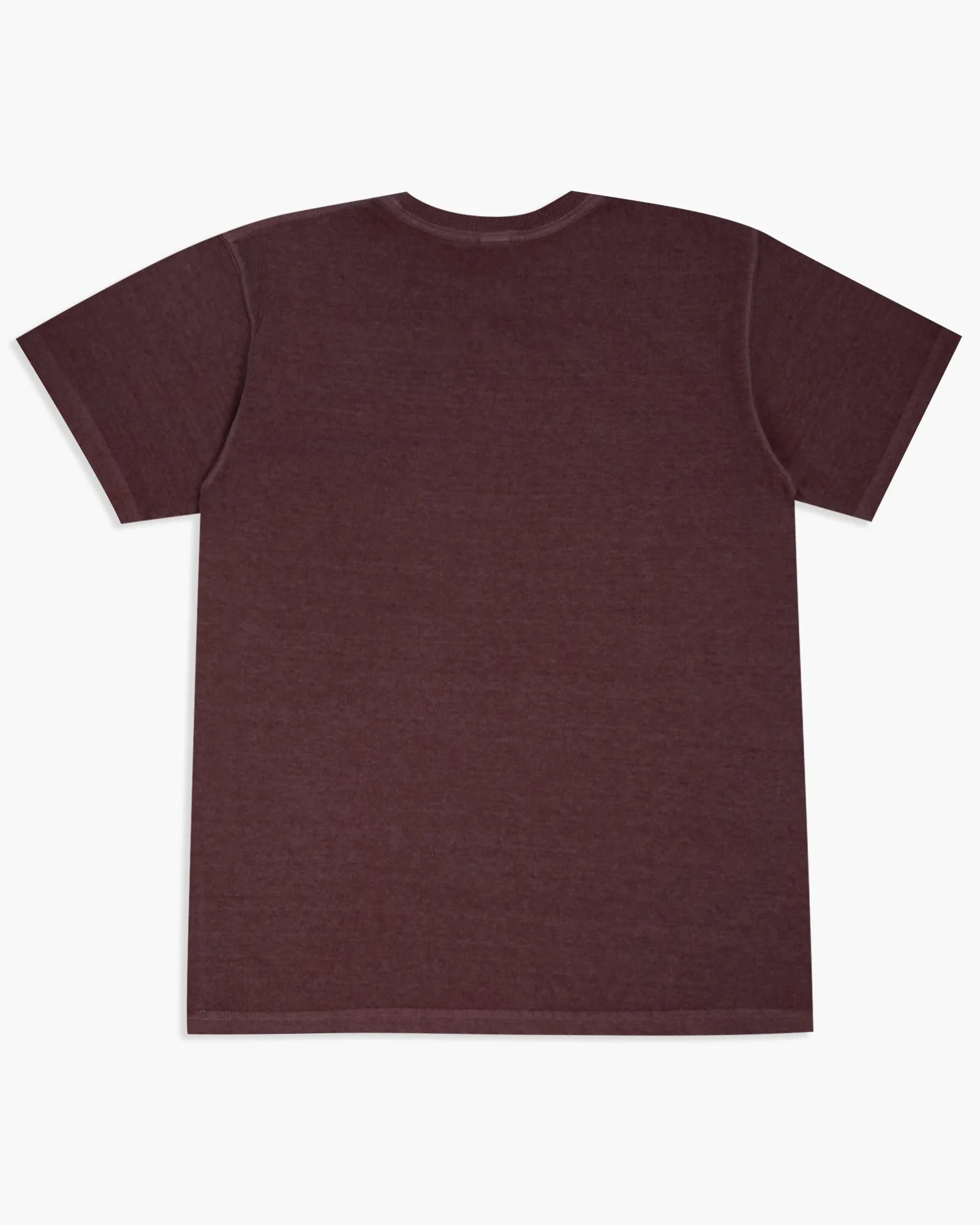Good On S/S Crew Tee - Pigment Dyed Bordeaux