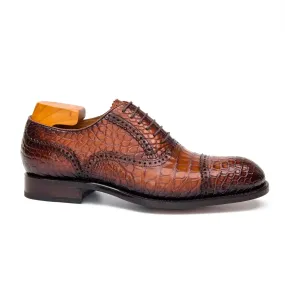 Goodyear welted alligator Oxford shoes Goodyear welted alligator Oxford shoes