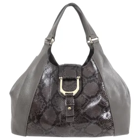 Gucci Grey Greenwich Python Hobo Bag Gucci Grey Greenwich Python Hobo Bag