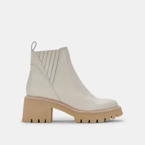 HARTE H2O BOOTS IVORY LEATHER HARTE H2O BOOTS IVORY LEATHER