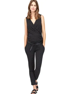 Helene Maternity Jumpsuit - Polka Dot Helene Maternity Jumpsuit - Polka Dot