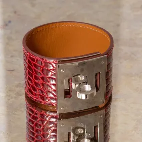 Hermes Kelly Dog Burgundy Bracelet Hermes Kelly Dog Burgundy Bracelet