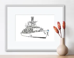 HMS Northumberland - F238 - INDIGO ZULU INK HMS Northumberland - F238 - INDIGO ZULU INK