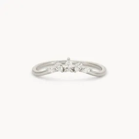 Illumina band - 14k white gold, white diamond Illumina band - 14k white gold, white diamond