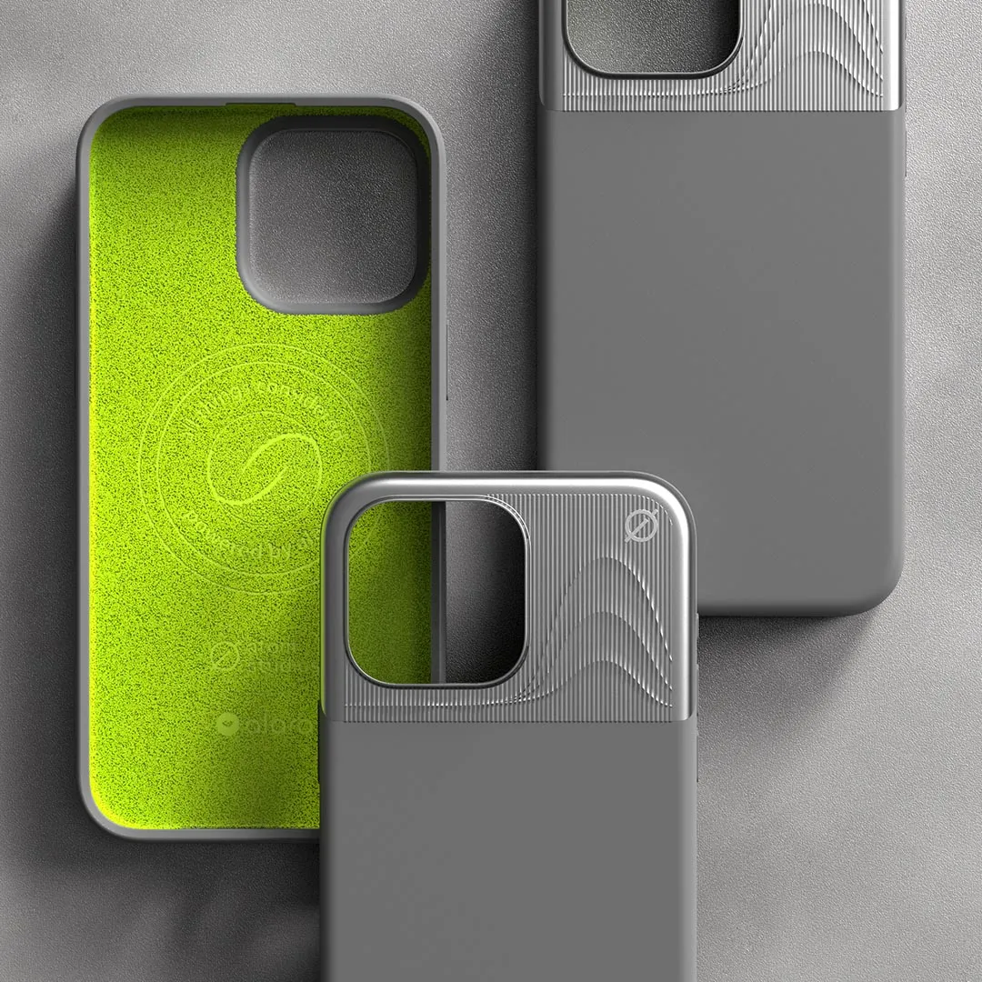 iPhone 15 Pro MagSafe case - Split Silicone powered by Alara, EMF Protection