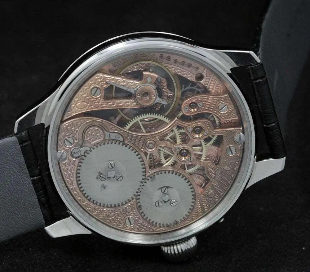 IWC Pocket Watch Recased Wristwatch 1905 Vintage Antique