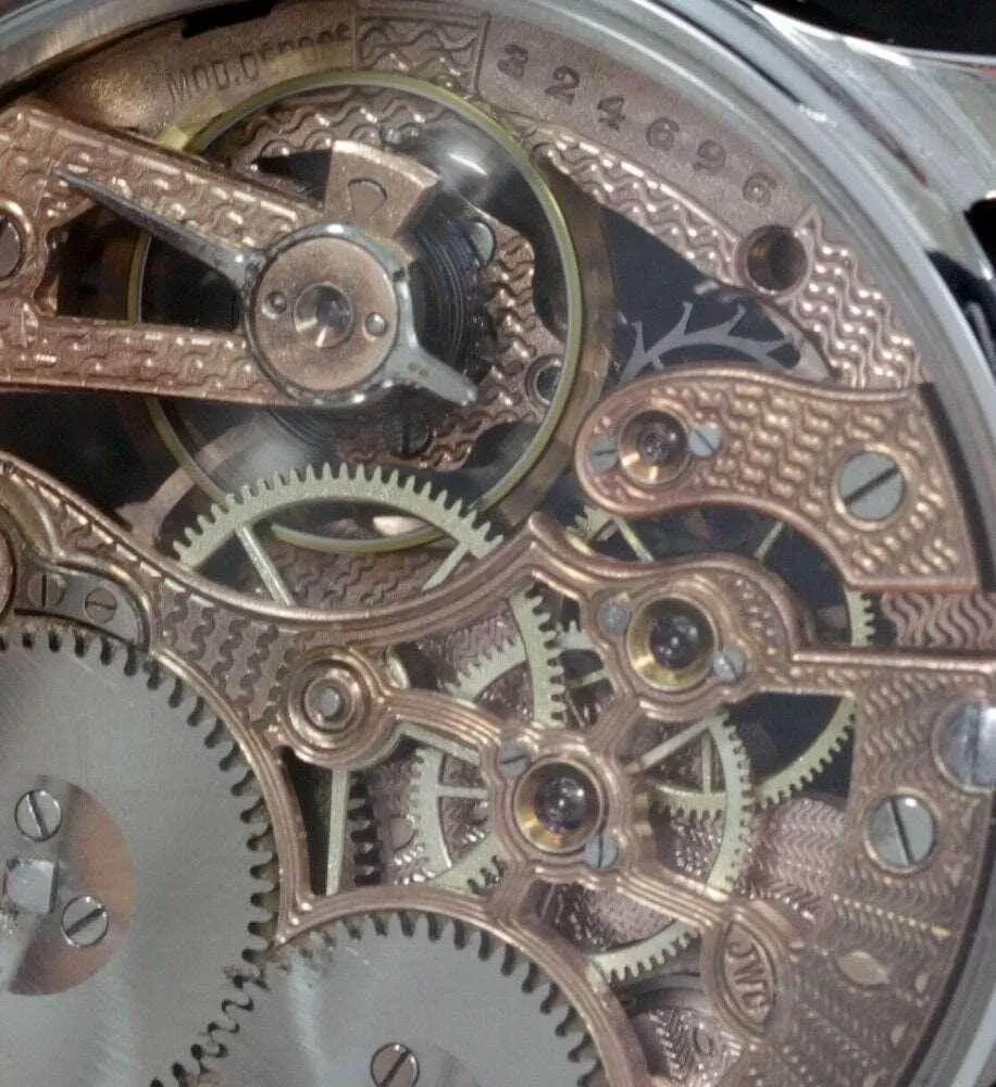 IWC Pocket Watch Recased Wristwatch 1905 Vintage Antique