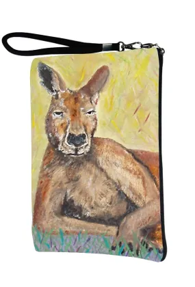 Kangaroo Paw Pouch - Portrait of Charlie Kangaroo Paw Pouch - Portrait of Charlie