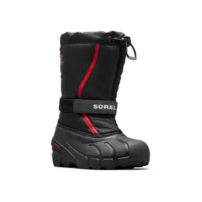 Kid's Grade School Flurry Black/Red Kid's Grade School Flurry Black/Red
