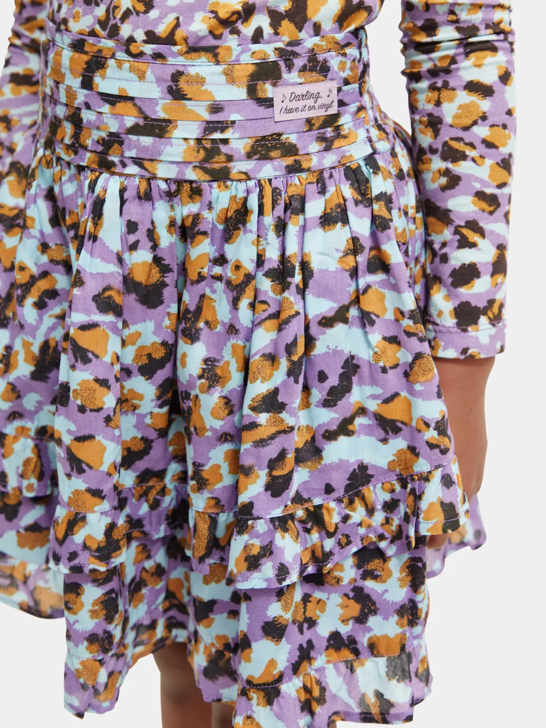 Kids - Tiered mini skirt