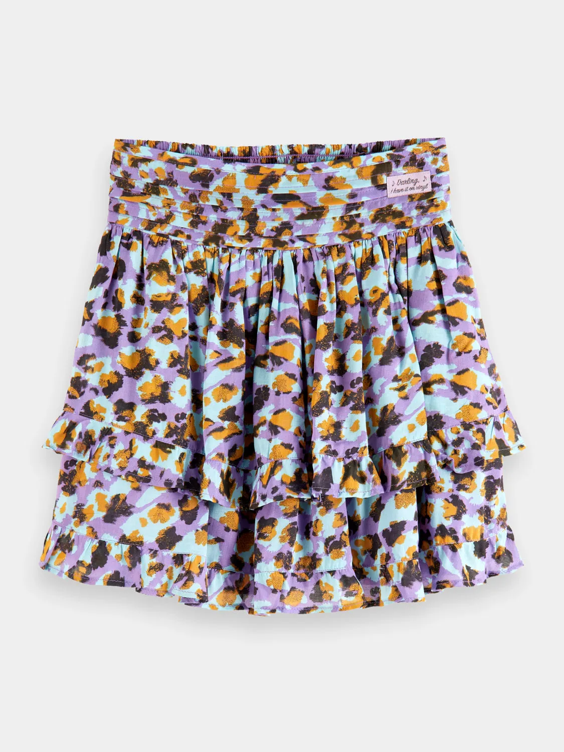 Kids - Tiered mini skirt
