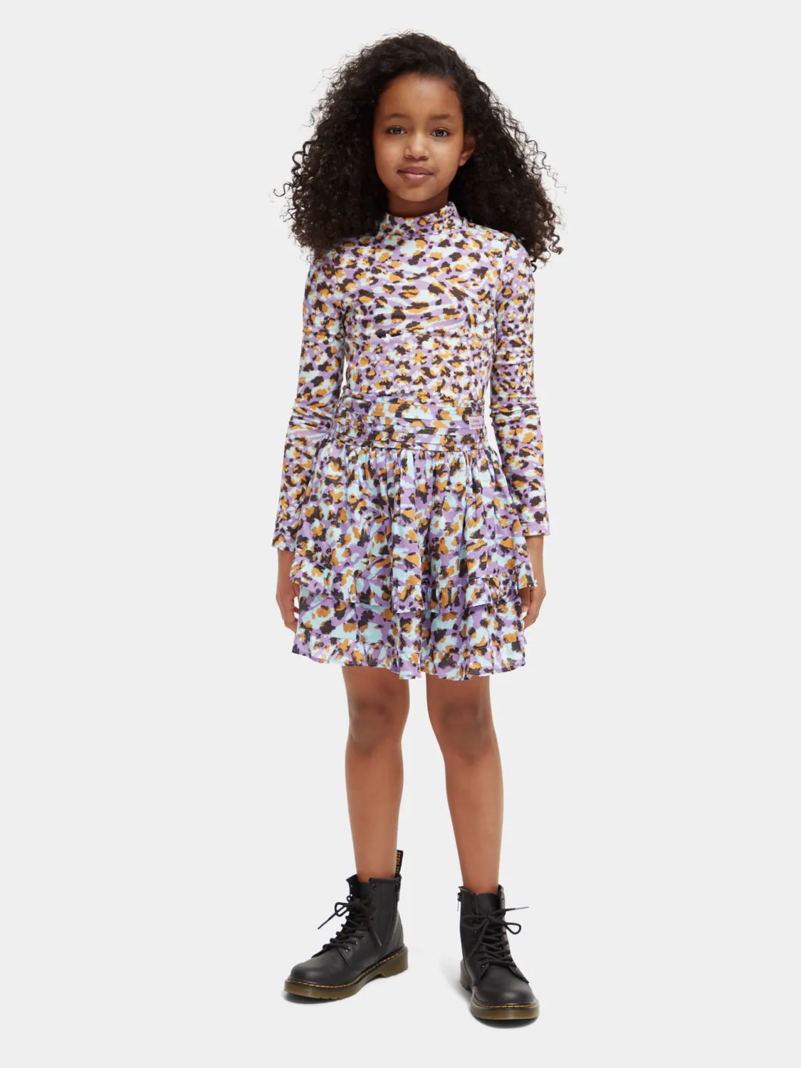 Kids - Tiered mini skirt
