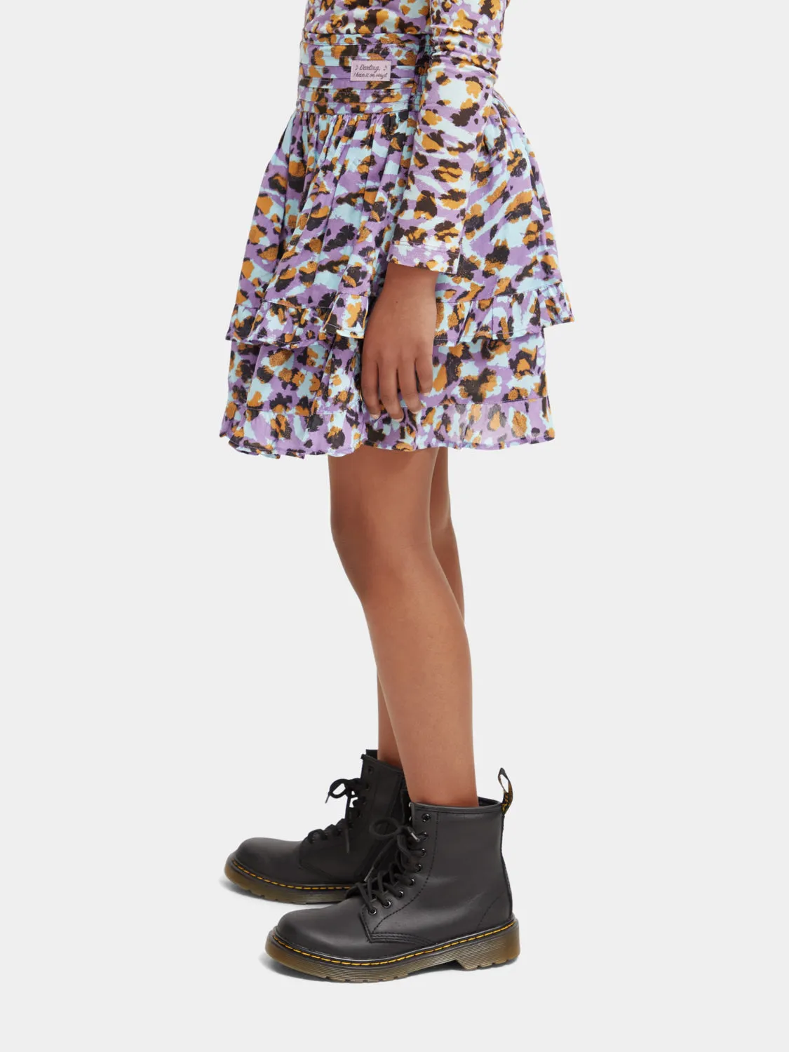 Kids - Tiered mini skirt