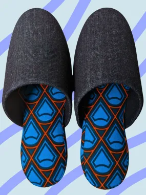 Large | Denim Mix Slippers 2023AW-L02 Large | Denim Mix Slippers 2023AW-L02