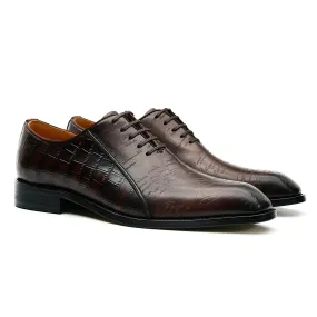 Laser engraved leather oxford shoes Laser engraved leather oxford shoes