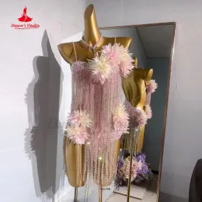 Latin Dance Dresses for Women High-End Custom Full AB Stones Rumba Chacha Tango Performance Competition Girl's Latin Dresses Latin Dance Dresses for Women High-End Custom Full AB Stones Rumba Chacha Tango Performance Competition Girl's Latin Dresses