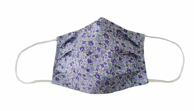 Lavender Country Flower Fabric Face Mask (Adult)
