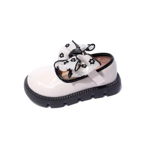 Little Girl's Mary Janes Organza Flower Lovely Trendy Children Princess Shoes Toddler Patent Leather Kids Autumn Little Girl's Mary Janes Organza Flower Lovely Trendy Children Princess Shoes Toddler Patent Leather Kids Autumn