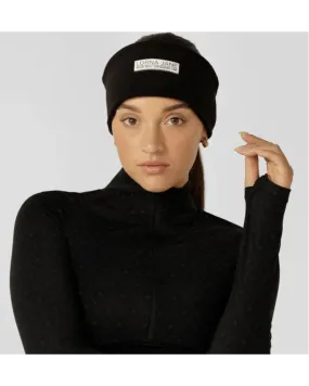 Lorna Jane Reflective Polar Fleece Headband - Black Lorna Jane Reflective Polar Fleece Headband - Black