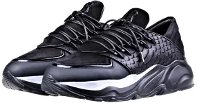 LOW-TOP BNJ PHOENIX RUNNER BLACK PYTHON CUT-MATT NAPPA LOW-TOP BNJ PHOENIX RUNNER BLACK PYTHON CUT-MATT NAPPA