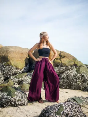 Mangosteen Wide Leg Palazzo Pants Mangosteen Wide Leg Palazzo Pants