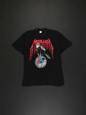 Metallica Nowhere Else To Roam 1993 Europe Tour T-Shirt Size XL Metallica Nowhere Else To Roam 1993 Europe Tour T-Shirt Size XL