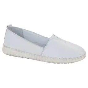 Mod Comfys - Softie Leather Casual Shoe - White Mod Comfys - Softie Leather Casual Shoe - White